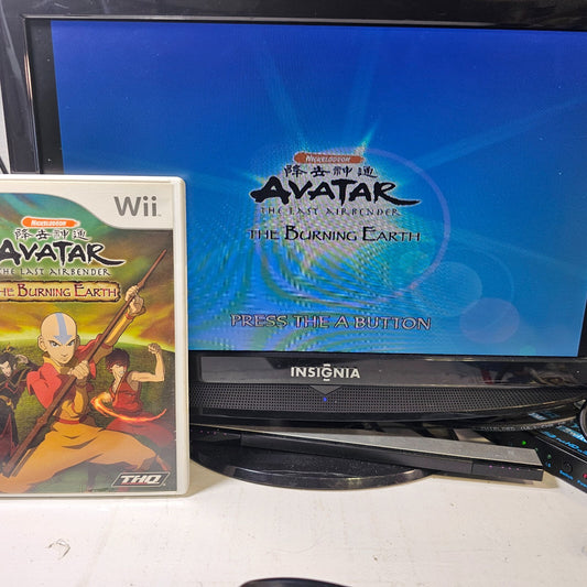 Avatar: The Last Airbender - The Burning Earth (Nintendo Wii, 2007) Complete