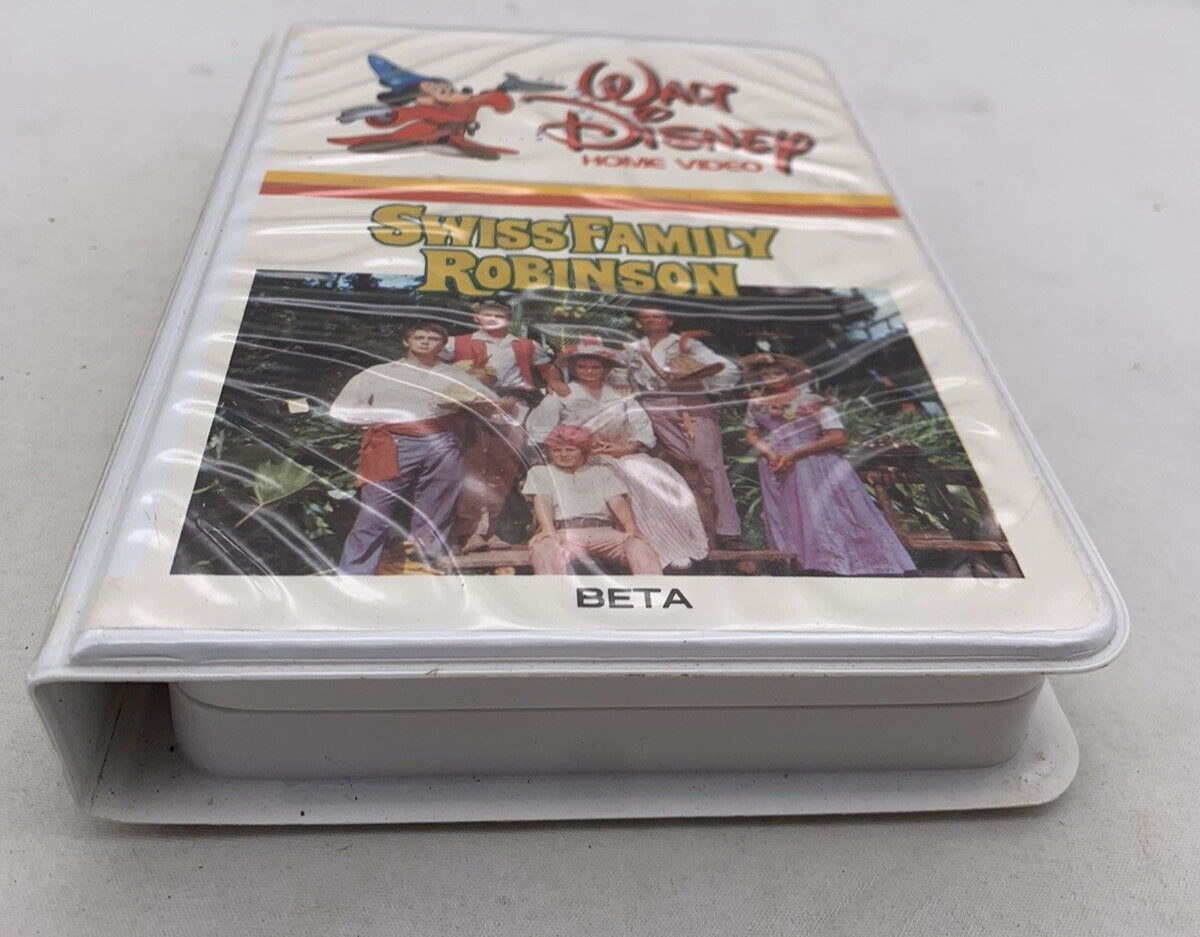 Swiss Family Robinson (Betamax, 1985) - Disney Clamshell Beta Tape