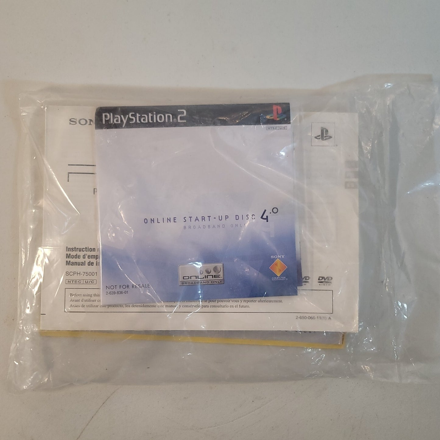 Sony PS2 PlayStation 2 Online Start-Up Disc Ver. 4.0 Brand New Sealed Packet