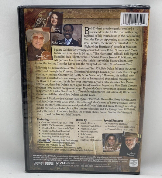 Rolling Thunder and the Gospel Years: Bob Dylan 1975-1981 (DVD, 2006) New