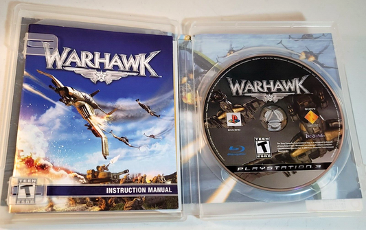 Warhawk (Sony PlayStation 3, 2007) Game Case Manual CIB