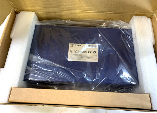 Netgear FS750NA - 48-Port Switch - 2 Gig Slots - New, Open Box