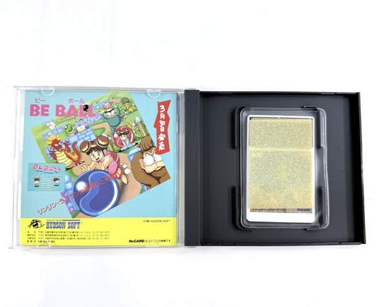 Blodia 1990 PC Engine Hudson Soft HuCard Game, Case, Manual, Registration, Foam