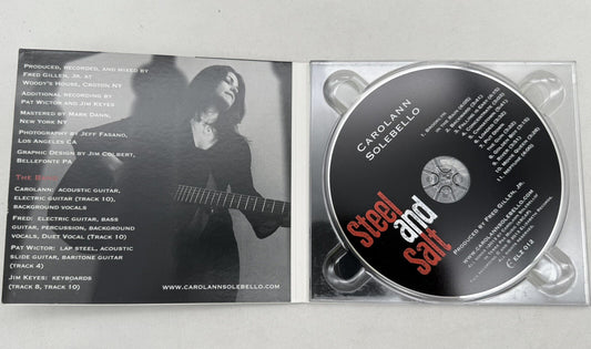 Steel and Salt by Carolann Solebello (CD, 2013) Signed