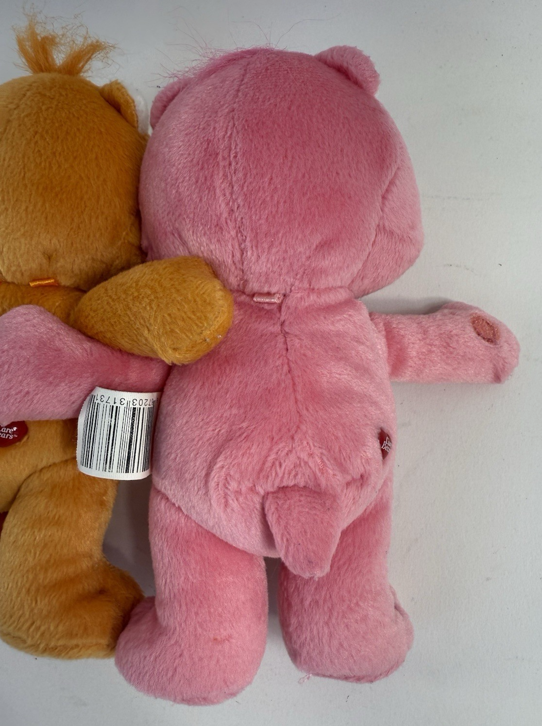 Care Bears 20th Anniversary 2002 Tender Heart & Love A Lot Cuddle Pair Plush Toy