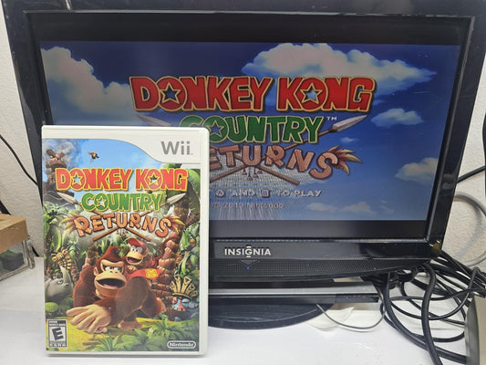 Donkey Kong Country Returns (Nintendo Wii, 2010) Game Case Manual - Tested