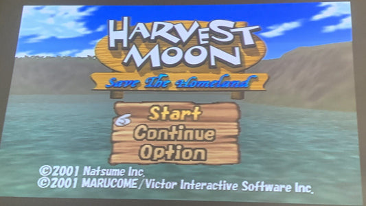Harvest Moon: Save the Homeland (Sony PlayStation 2, 2001) Game Disc - Tested
