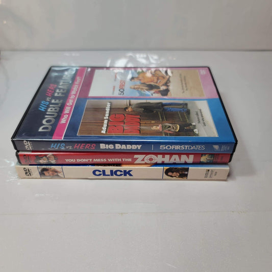You Don't Mess with the Zohan/Click (Adam Sandler comedies) Big Daddy/50 First