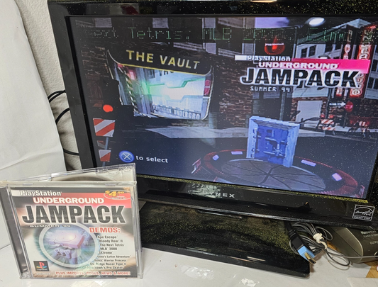 PlayStation Underground Jampack: Summer '99 - Demo Disc, Case, Booklet - Tested