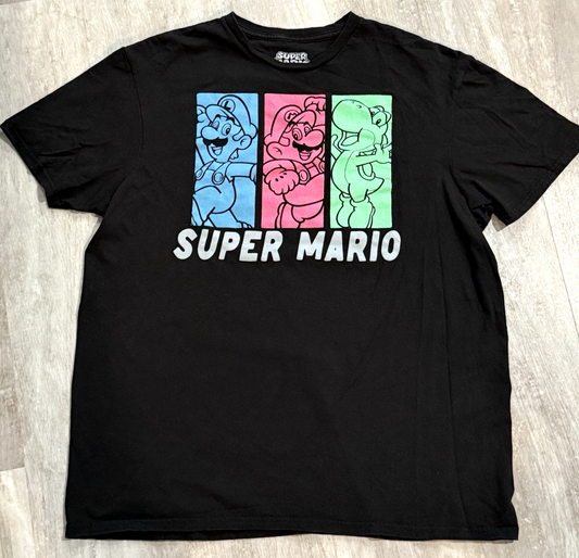 Mad Engine, LLC 2022 Nintendo Super Mario TM Adult Large T-Shirt