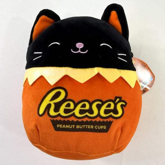 Squishmallows Halloween Reese's Colton Black Cat 8" Stuffed Plush with Tags