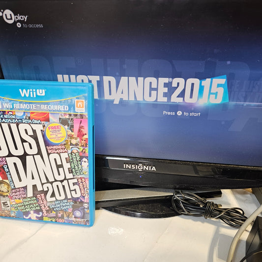 Just Dance 2015 (Nintendo Wii U, 2014) Game Case Manual - Tested