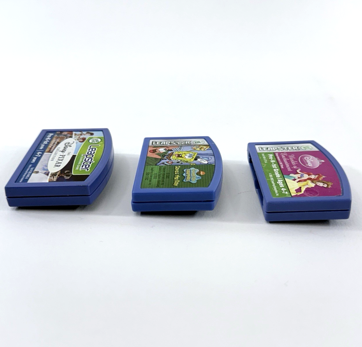 Leap Frog Leapster Learning Games - SpongeBob, Disney Pixar Collection, Princess