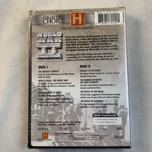 WWII Chronicles: Europe - Boxed Set (DVD, 2000, 2-Disc Set) NEW