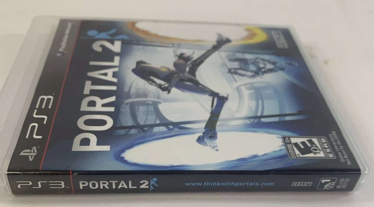 Portal 2 (Sony PlayStation 3, 2011) Game Case Manual - Tested