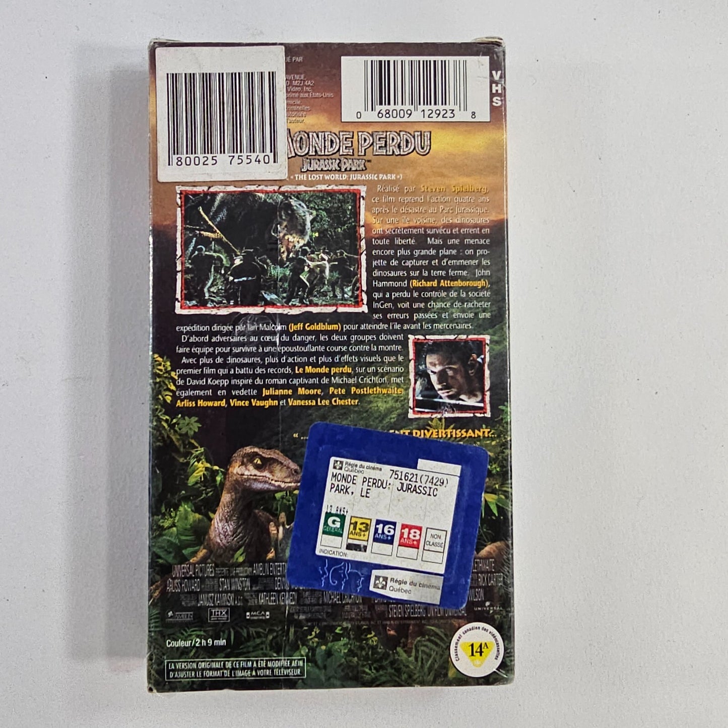 Le Monde Perdu: Jurassic Park (VHS, 1997) Lenticular Cover - New, Sealed
