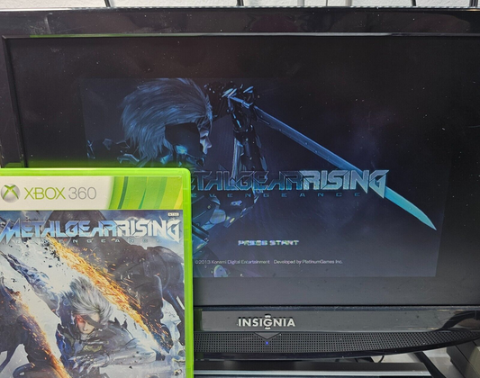 Metal Gear Rising: Revengeance (Xbox 360, 2013) Game Case Manual Insert - Tested