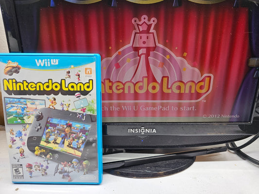 Nintendo Land (Wii U, 2012) Game Case Manual Inserts - Tested and Working
