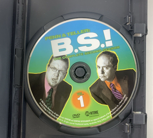 Penn Teller: B.S. - The Complete Second Season, Vol. 1 And 2 (DVD bundle)