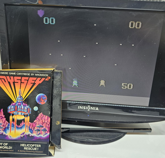 Out of This World/Helicopter Rescue (Odyssey 2/Videopac, 1979) Game Box Manual