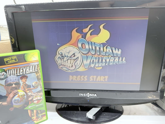 Outlaw Volleyball (Xbox, 2003) Game Case Manual Registration Bonus CD - Tested