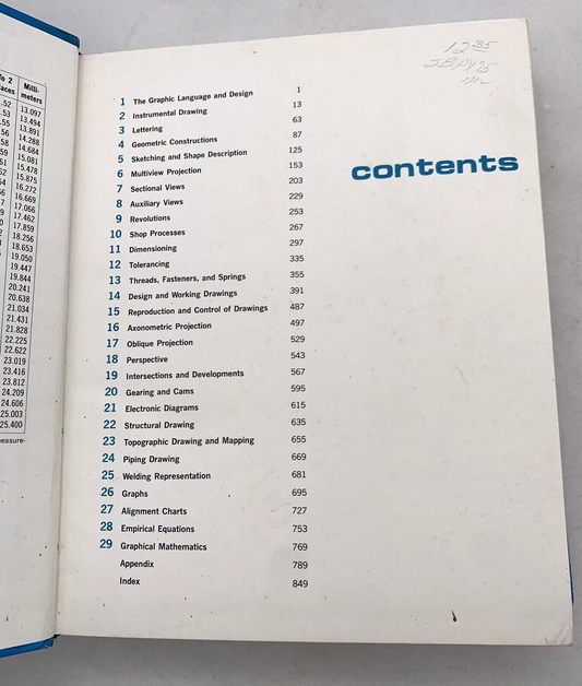 Technical Drawing 6th Ed. by Giesecke, Mitchell, Spencer, & Hill 1974 Macmillan