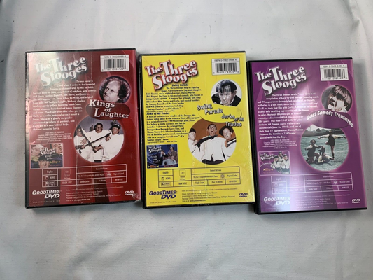 The Three Stooges - Kings of Laughter/Swing Parade/Lost Comedy Treas.. (DVD lot)