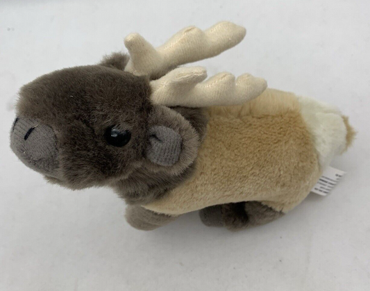 Wild Republic Plush Elk 8” Plush Reindeer Caribou - Makes Sounds