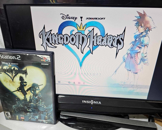 Kingdom Hearts (Sony PlayStation 2, 2004) Game Case Manual - Tested and Working