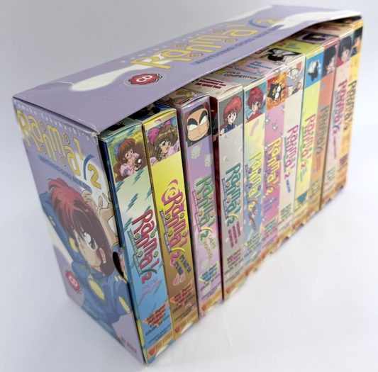 Viz Video Ranma 1/2 Anything-Goes Martial Arts Box Set (VHS, 1996, Dub) - No CD