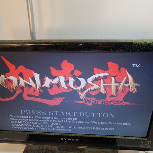 Onimusha Warlords (Sony PlayStation 2, 2001) Replacement Game Disc - Tested