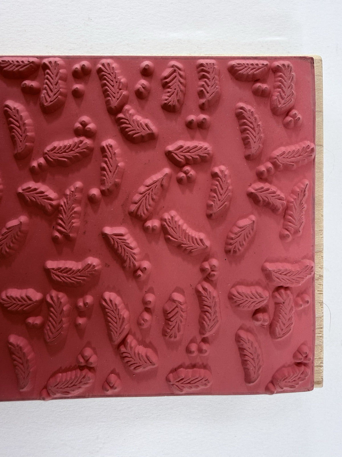 Brother Sister Design Studio 2001 Pine & Berries OR1012 Wood Mounted XL Stamp