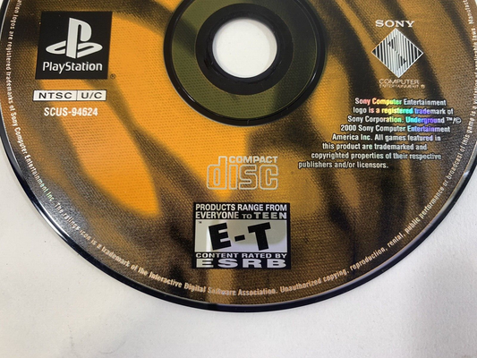 PlayStation Underground Jampack: Winter 2K (Sony PlayStation 1, 2000) - Tested