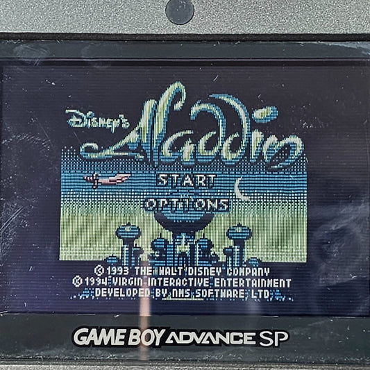 Disney's Aladdin (Nintendo GameBoy, 1994) Game Box Manual Inserts - Tested
