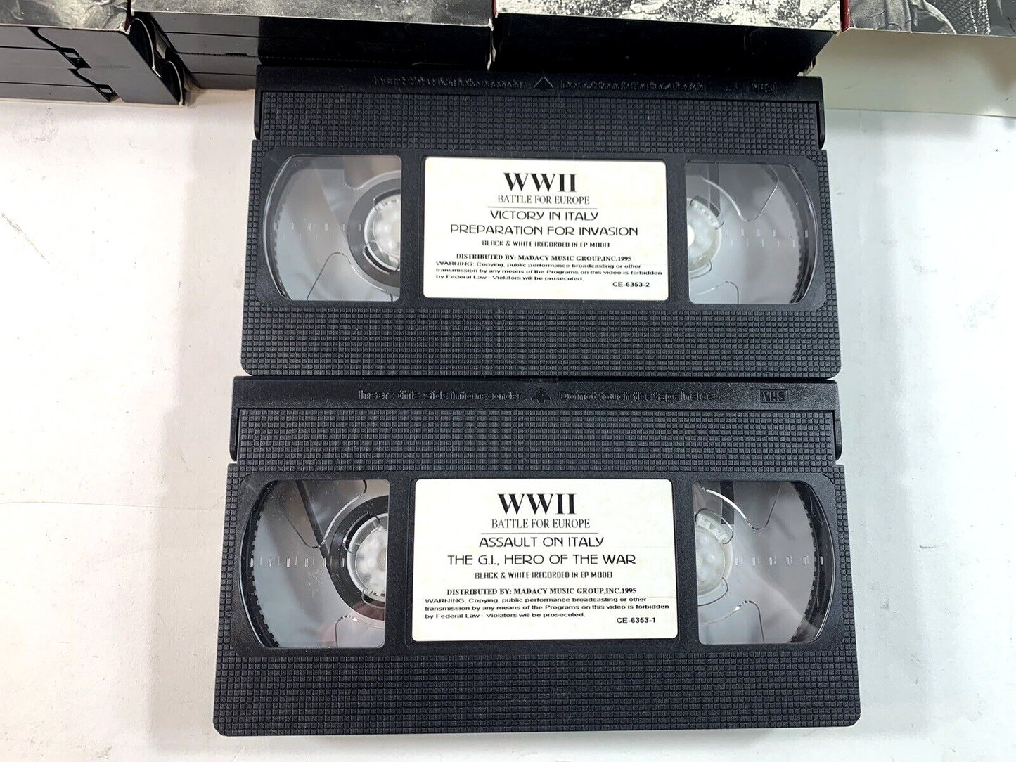 Rise And Fall Of The Nazi Empire (4 Military VHS box sets) Warbirds of WWII +2