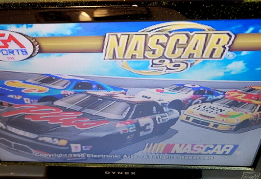 NASCAR 99 (Sony PlayStation 1, 1998) Game Case Manual - Tested and Working