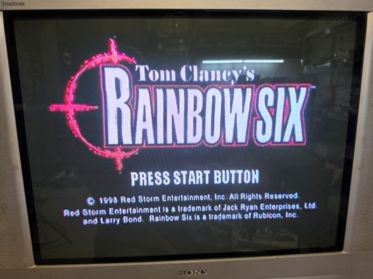 Tom Clancy's Rainbow Six (Sega Dreamcast, 1998) Game and Case - Tested