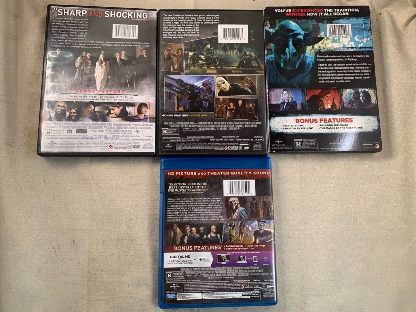 The Purge (Purge Film bundle) Anarchy, Election Year, The First Purge - Tested