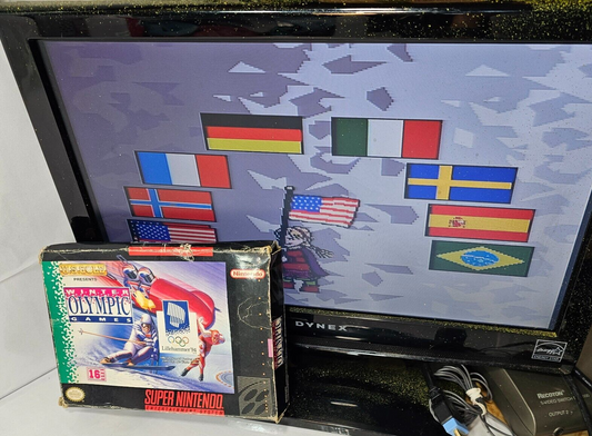 Winter Olympic Games Lillehammer '94 (Super Nintendo, 1994) Case Game Manual