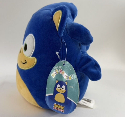 Squishmallow Kellytoy 2023 Sonic the Hedgehog 8" Plush - New with Tag