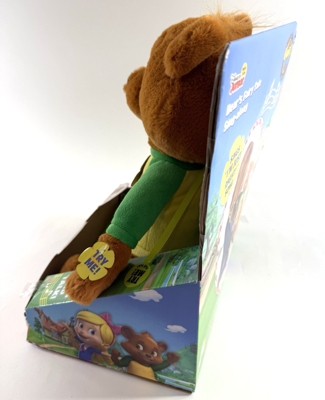 Just Play 2016 Goldie And Bear Bear’s Fairytale Sing Along Plush - New - Tested