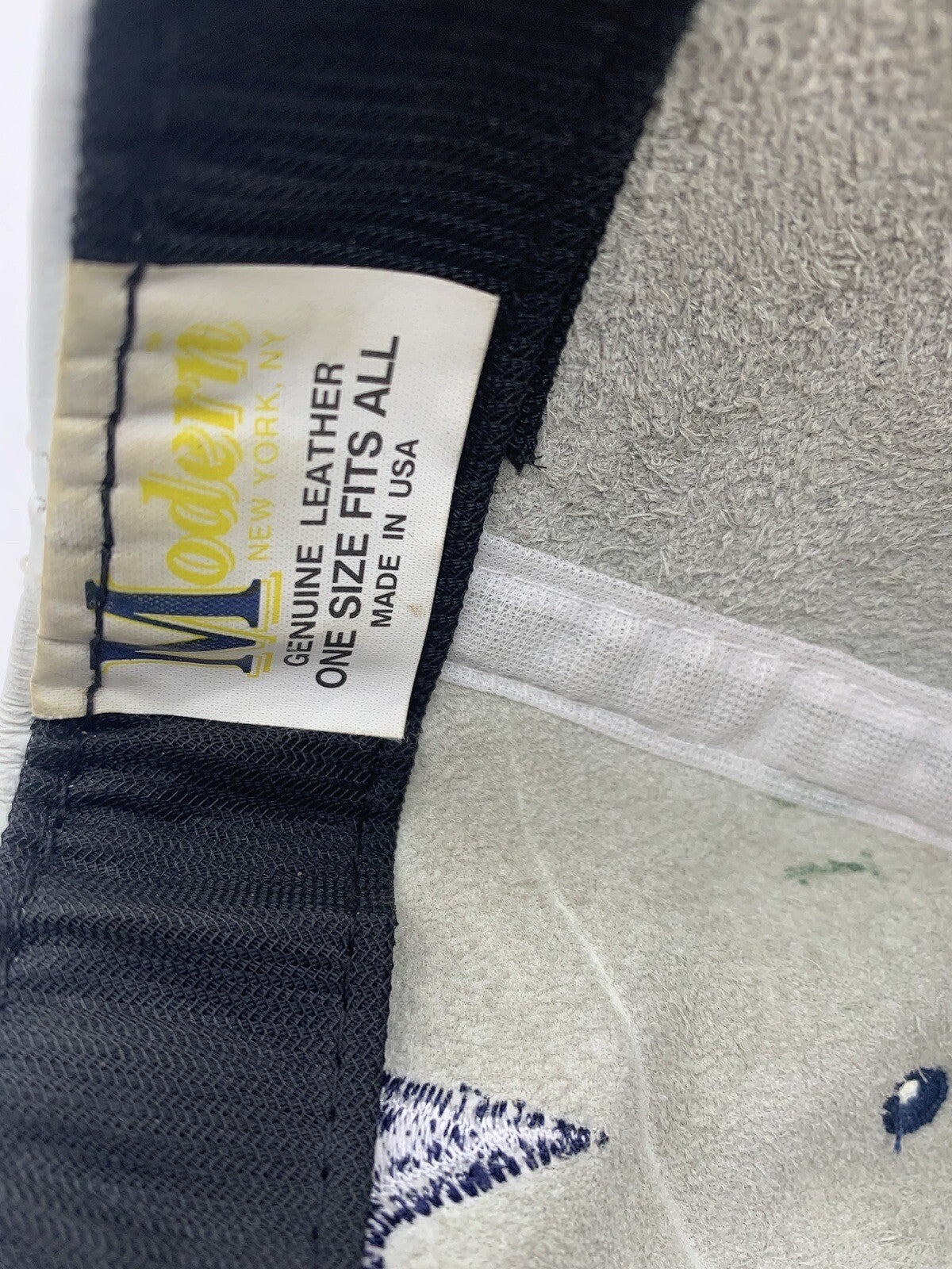 Vintage Dallas Cowboys Logo NFL "GENUINE LEATHER" Snapback Hat Cap 1990's