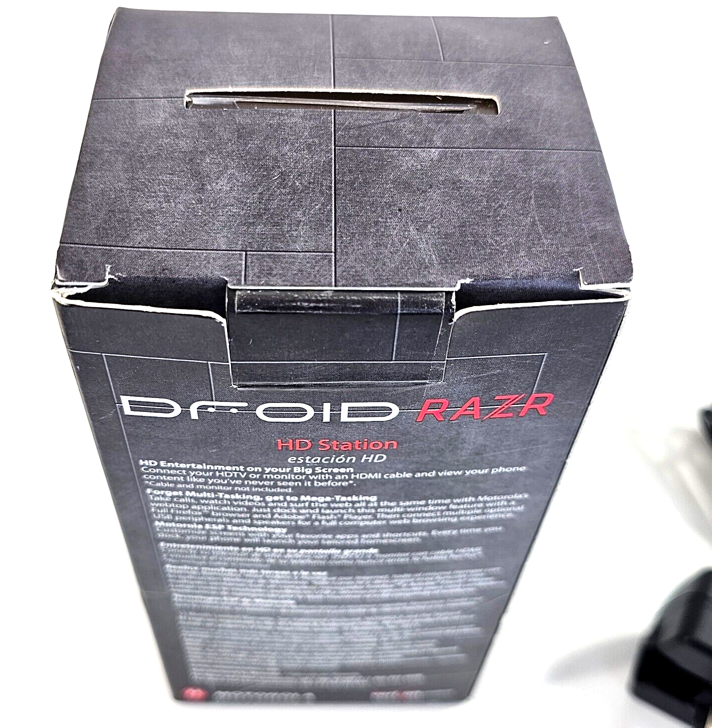 Motorola Droid Razr HD Docking Station and AC Adapter in Box - Tested