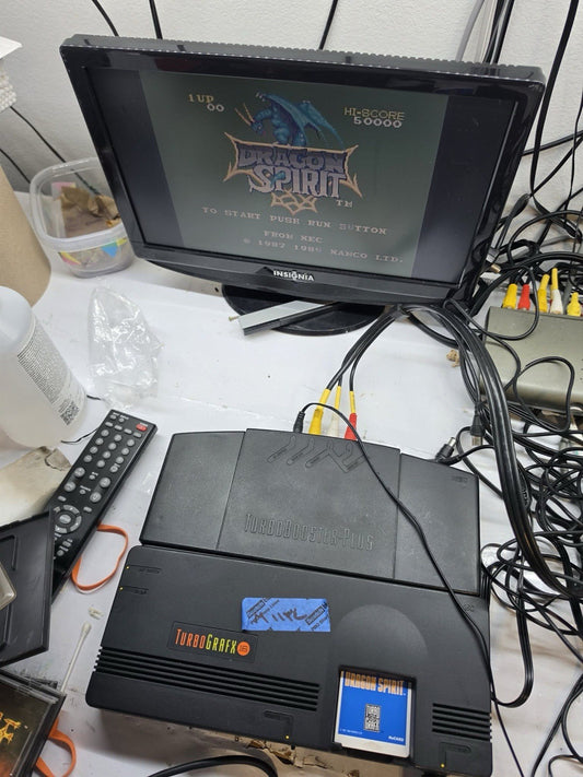 Dragon Spirit (TurboGrafx-16, 1989) Game, Case, and Manual - Tested and Working
