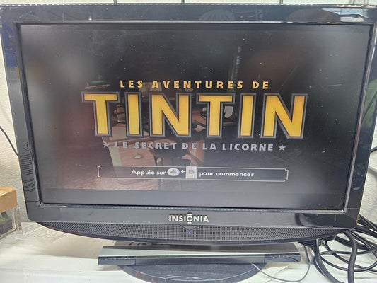 The Adventures of Tintin: The Game (Nintendo Wii, 2011) Game Disc - Tested