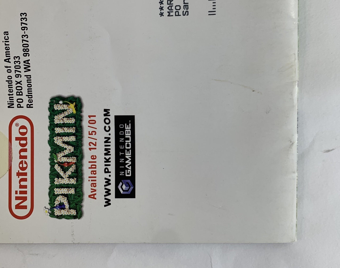 E3 2001 Pikmin Game Cube Nintendo Power Promotional Mailer - Mini Magazine