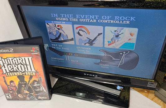 Guitar Hero 3 III Legends of Rock (Sony PlayStation 2, 2007) Test photo