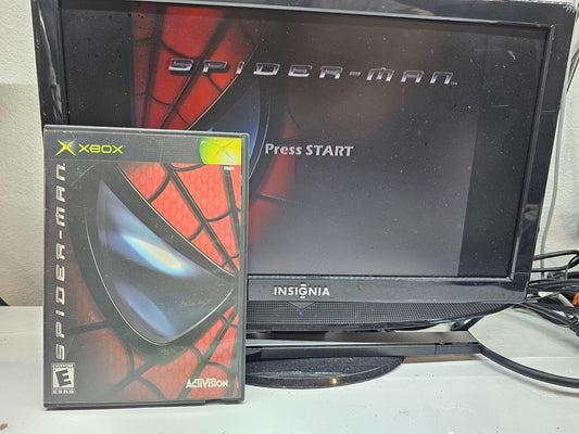 Spider-Man: The Movie (Microsoft Xbox, 2003) Game and Case - Tested and Working