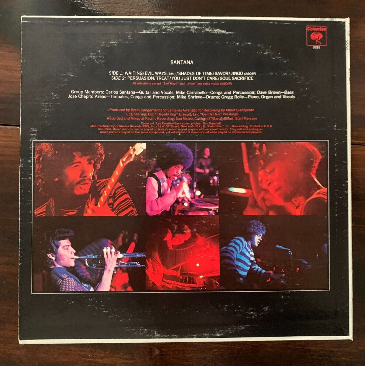 Santana by Santana (Record, 1970 reprint) - Tested