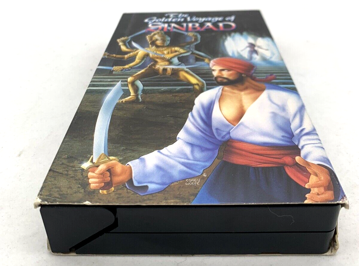 The Golden Voyage of Sinbad (VHS, 1993) Tested and Working